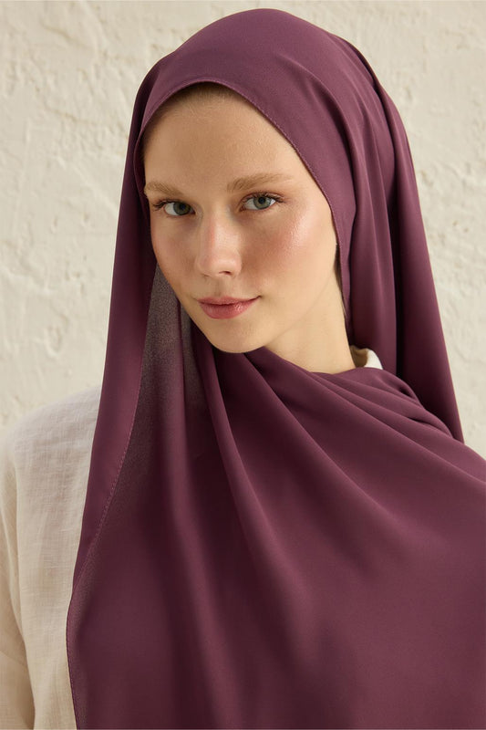 Daily Crepe Shawl Purple