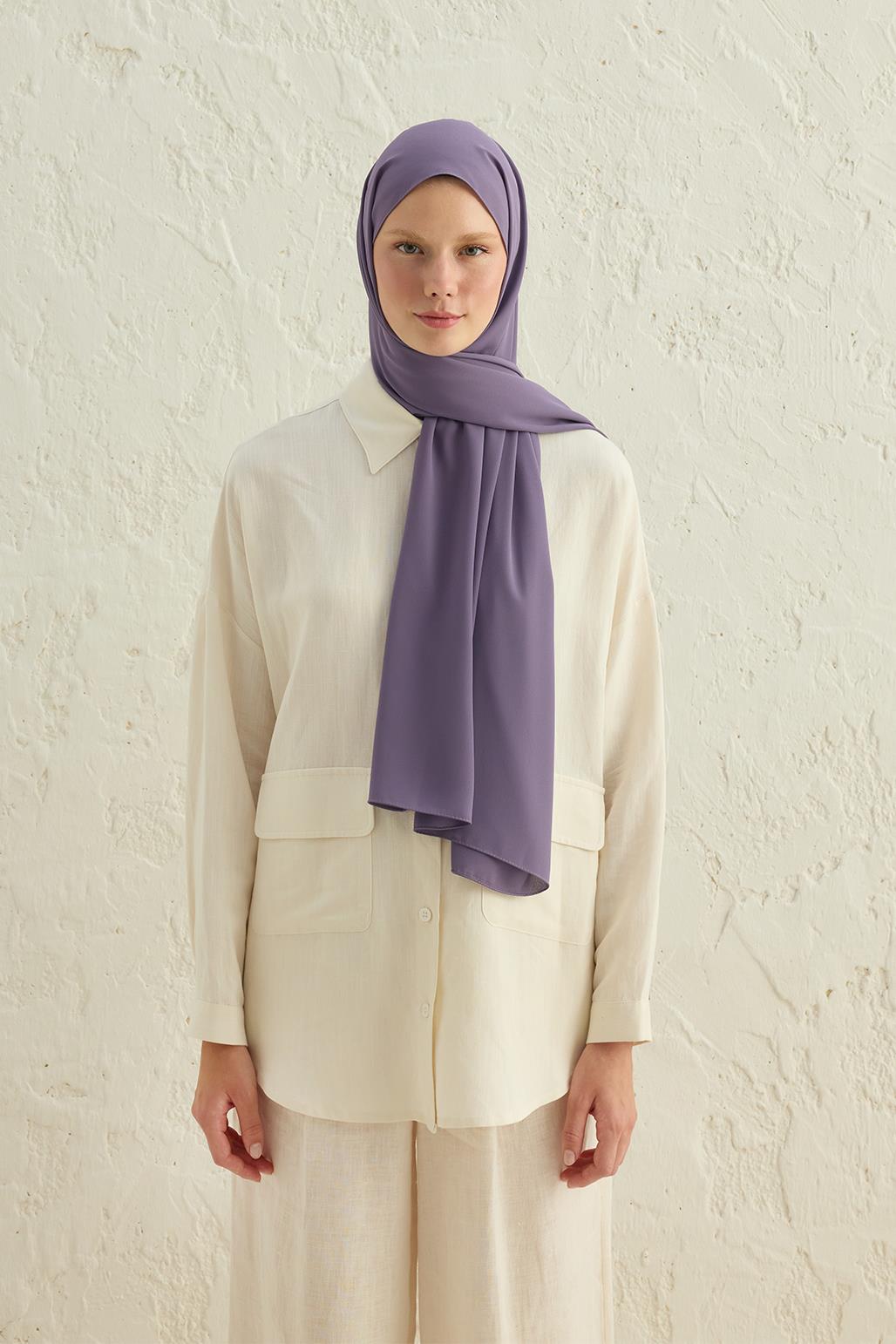 Daily Crepe Shawl Violet