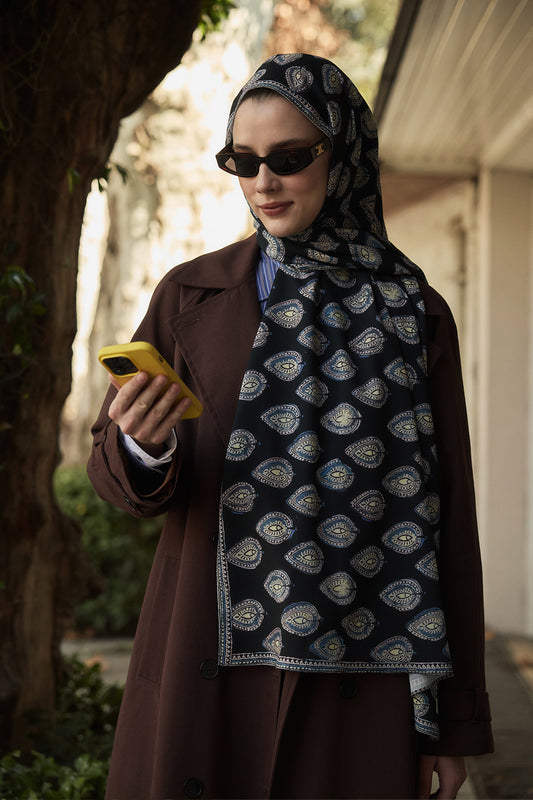 Daily Print Scarf Irone Patterned