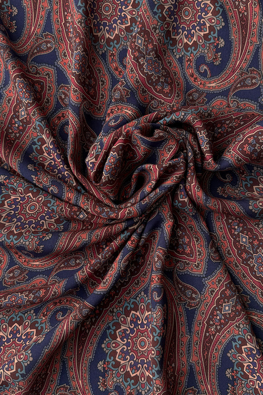 Deluxe Patterned Scarf Ajda