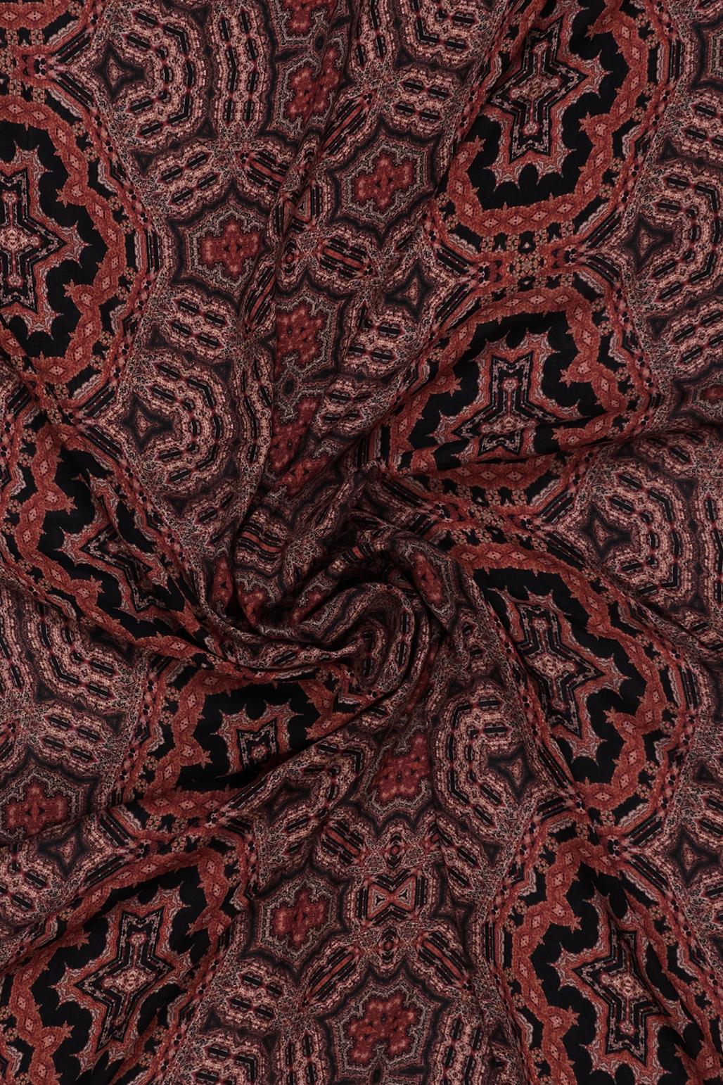 Deluxe Patterned Scarf Asha