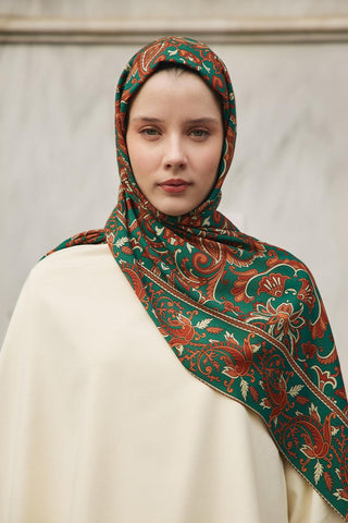Deluxe Patterned Scarf Julina