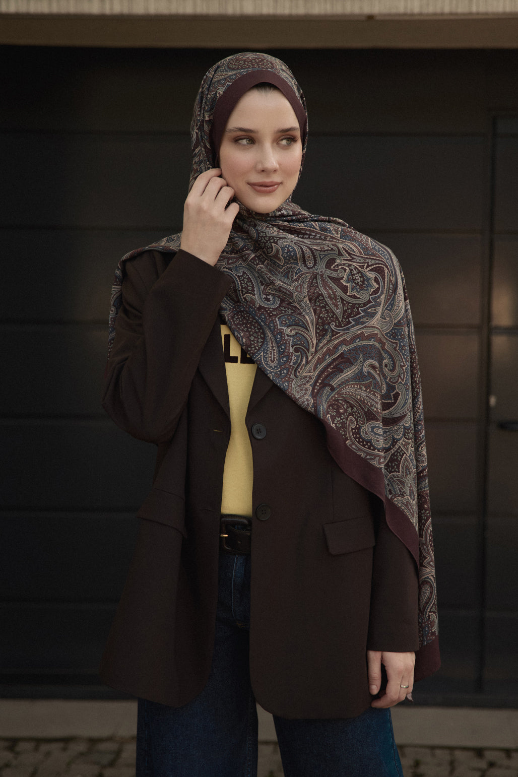 Deluxe Patterned Scarf Laal