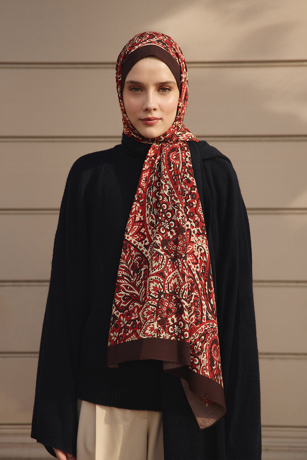 Deluxe Patterned Scarf Neelam