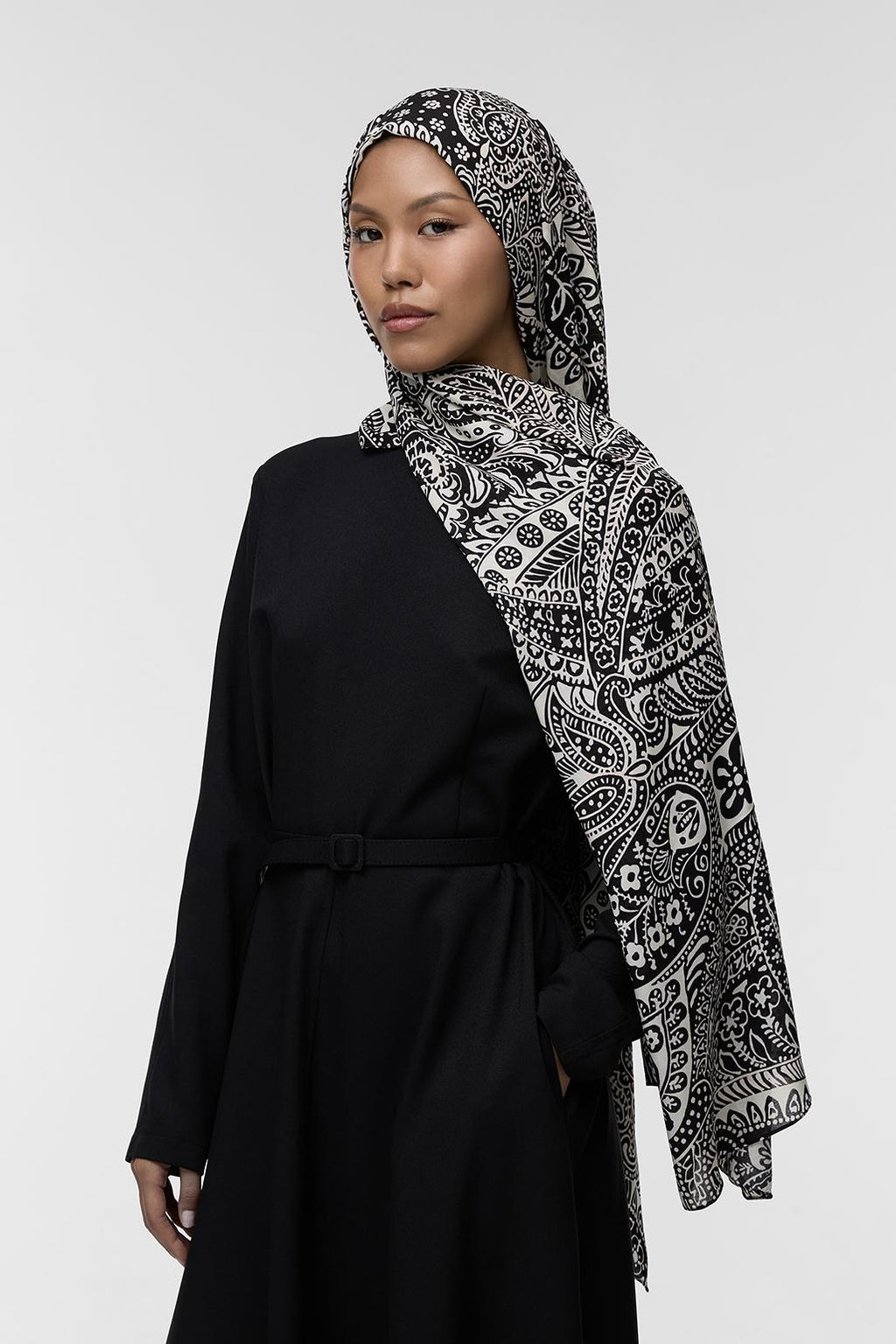 Deluxe Patterned Scarf Richa – Kadriye Baştürk Global