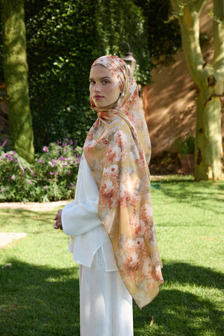 Deluxe Summer Flow Scarf Amber