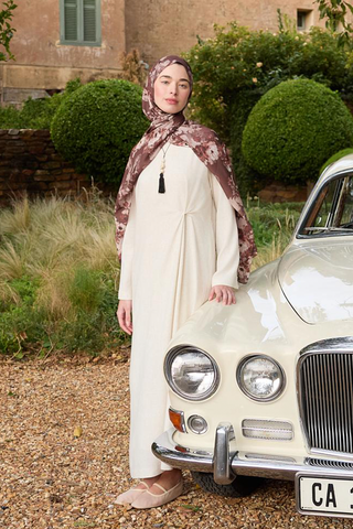 Deluxe Summer Flow Scarf Brown