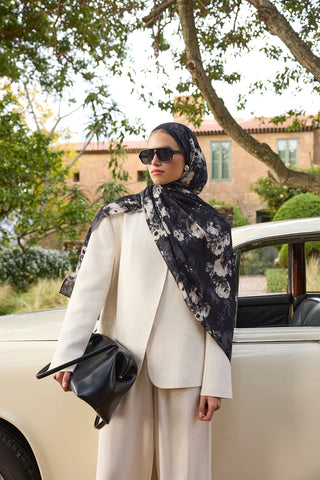 Deluxe Summer Flow Scarf Black