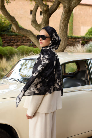 Deluxe Summer Flow Scarf Black