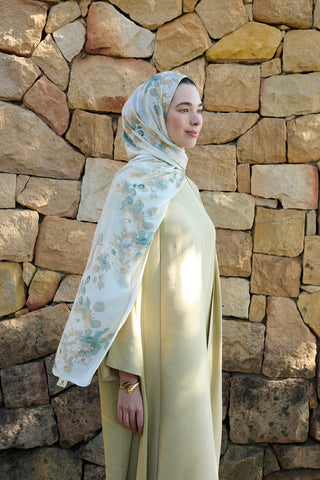 Deluxe Summer Flow Scarf Soft Green