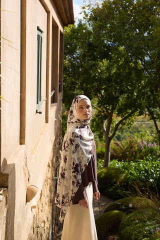 Deluxe Summer Flow Scarf Cool Brown