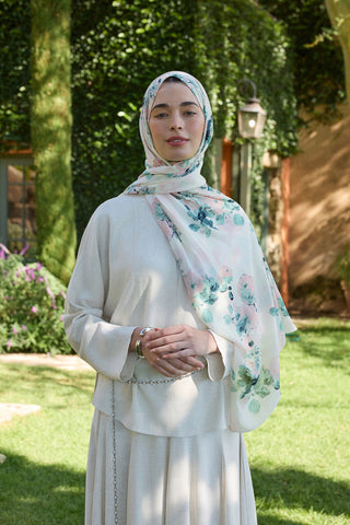 Deluxe Summer Flow Scarf Moss Green
