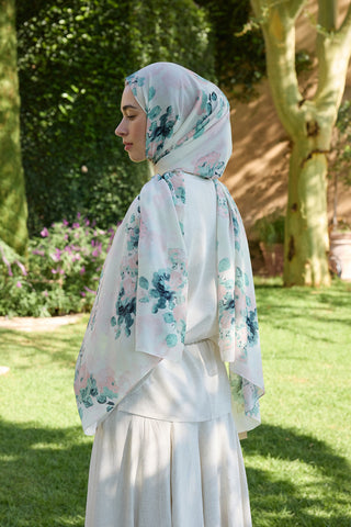 Deluxe Summer Flow Scarf Moss Green
