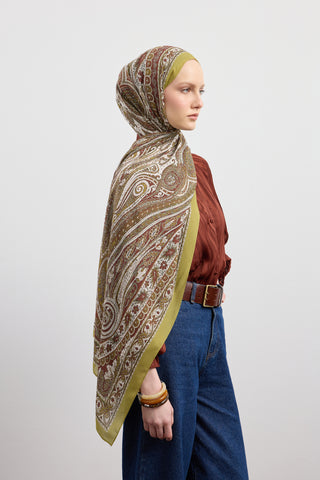 Deluxe Summer Scarf Noa Olive