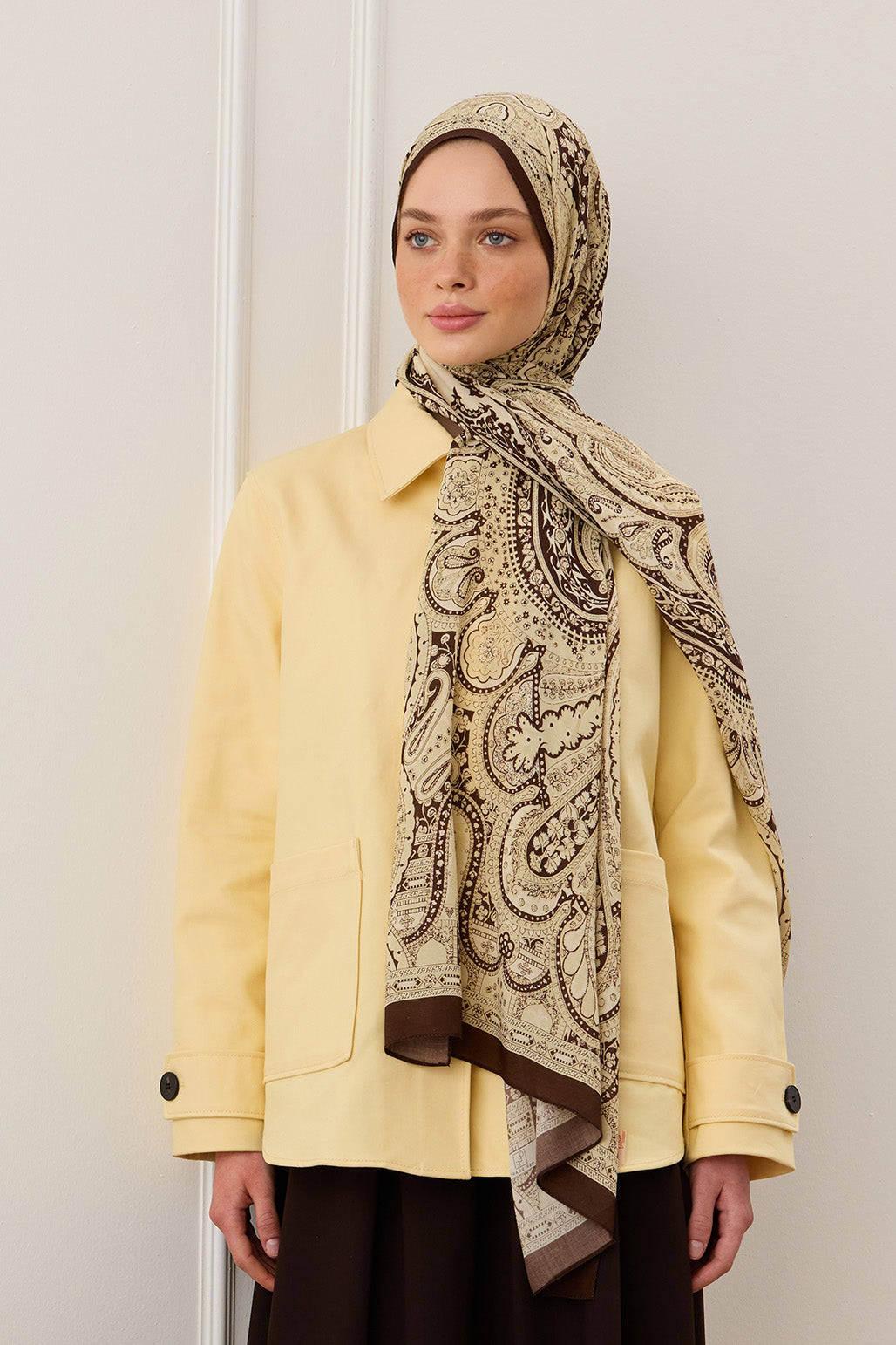 Deluxe Summer Scarf Alice Beige