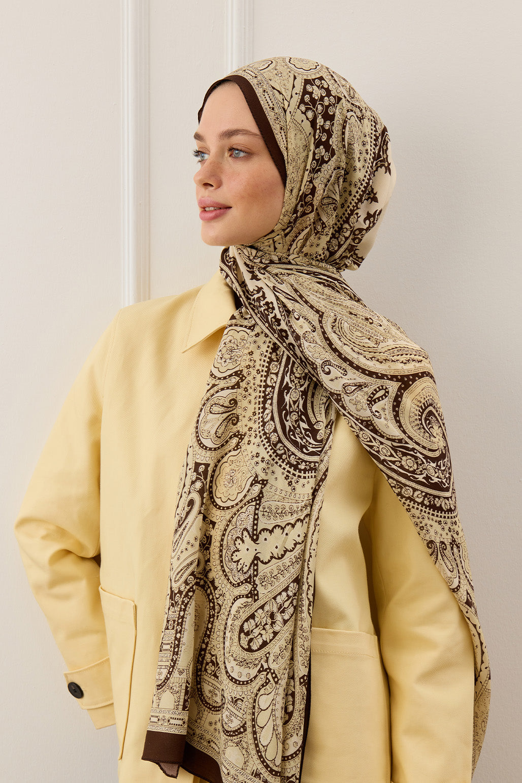 Deluxe Summer Scarf Alice Beige