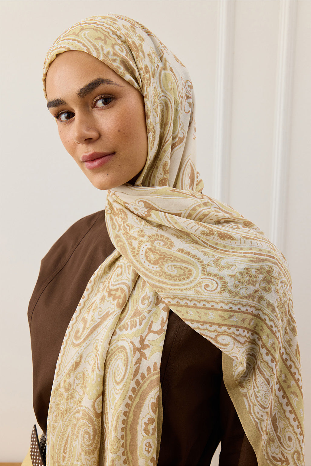 Deluxe Summer Scarf Jade Beige