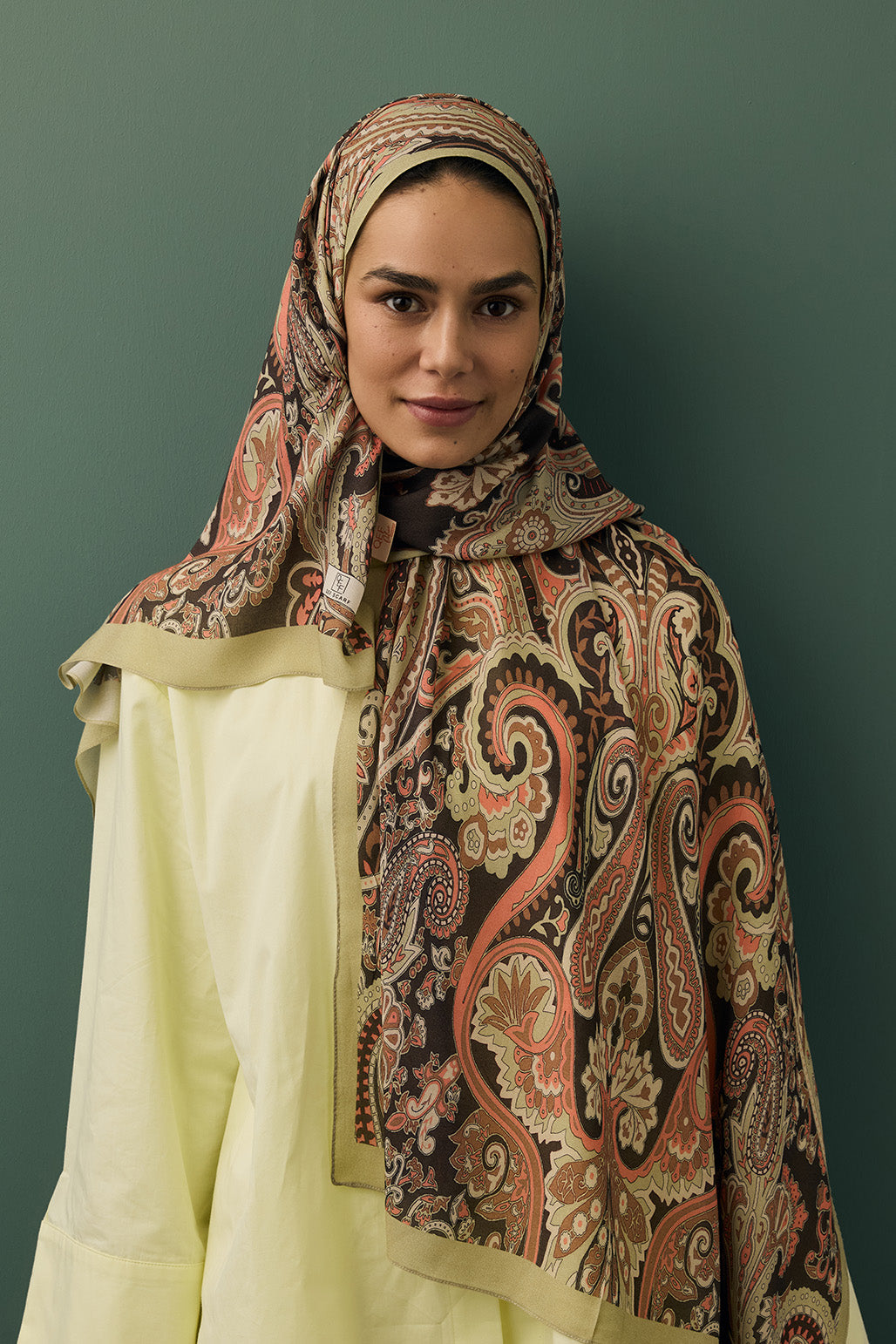 Deluxe Summer Scarf Jade Brown