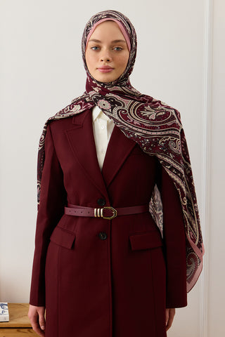 Deluxe Summer Scarf Jade Plum