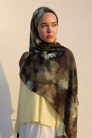 Deluxe Summer Scarf Lizy Patterned