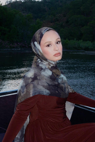 Deluxe Summer Scarf Lizy Patterned