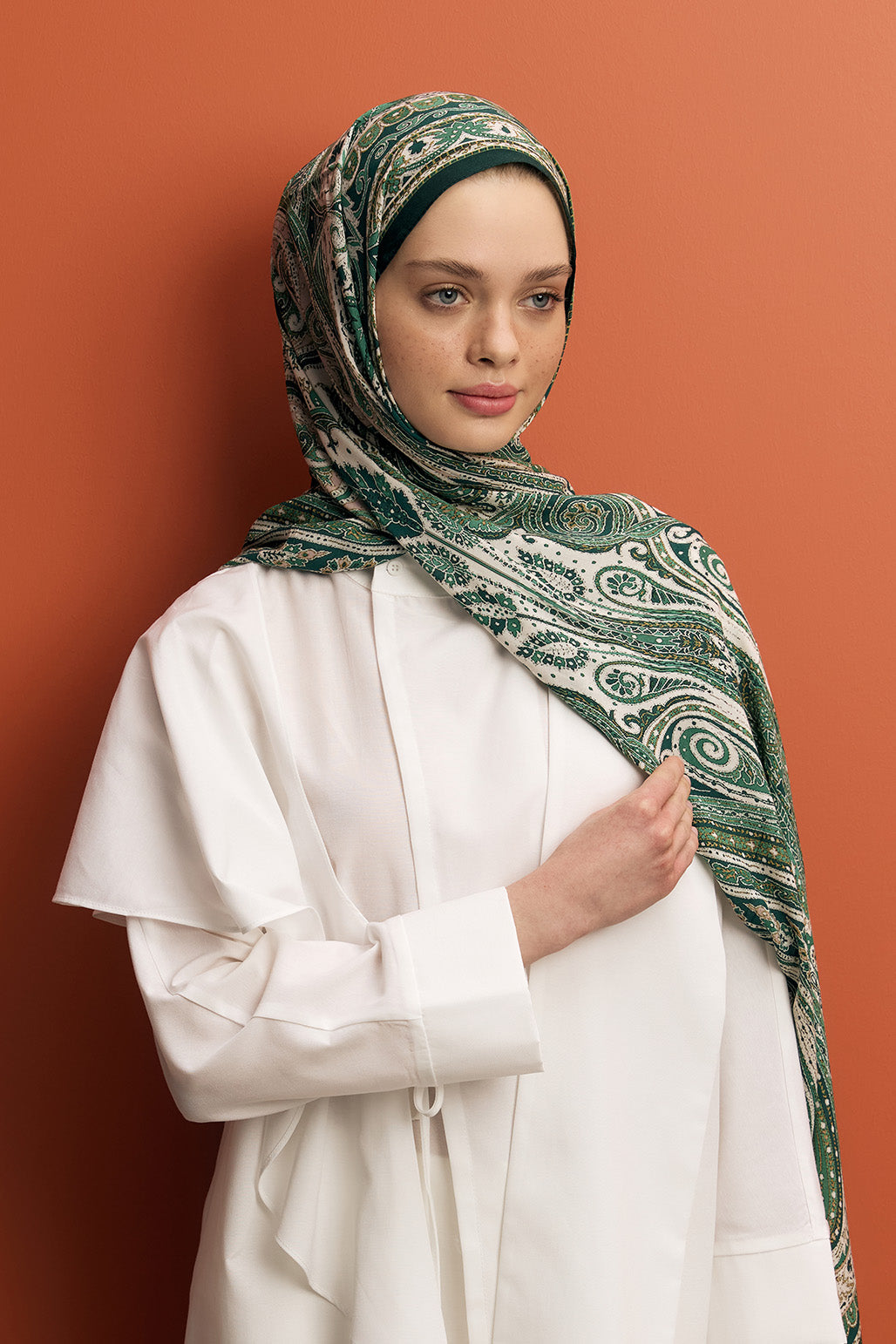 Deluxe Summer Scarf Noa Emerald