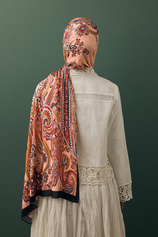 Deluxe Summer Scarf Jade Cinnamon