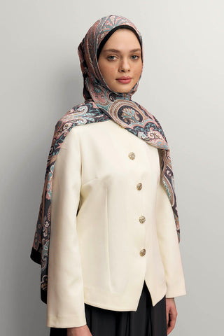 Deluxe Summer Scarf Jade Gray