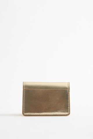 Leather Wallet Gold