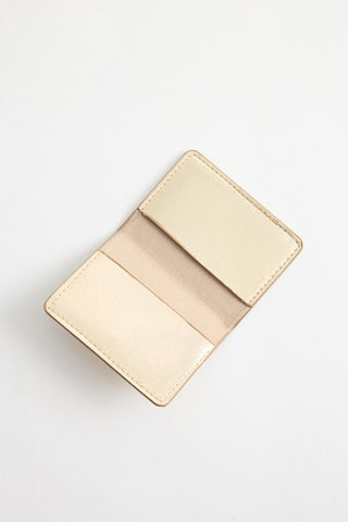 Leather Wallet Gold