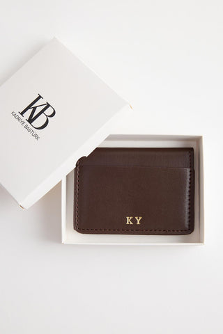 Leather Wallet Brown