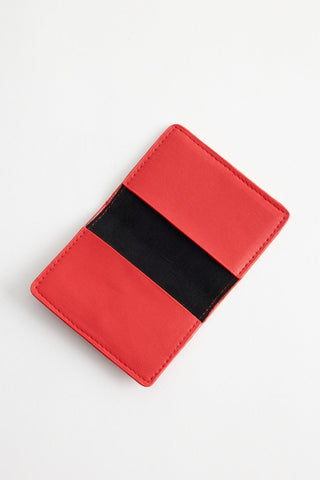 Leather Wallet Red