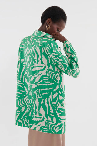 Patterned Jacket Green