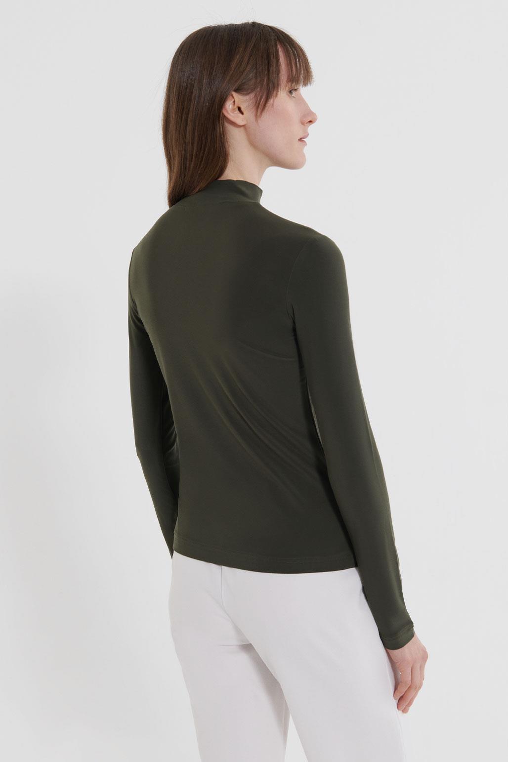 Long Sleeve Basic Bodysuit Green