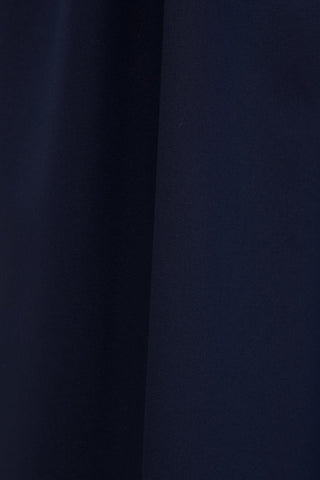 Draped Loose Palazzo Trousers Navy Blue