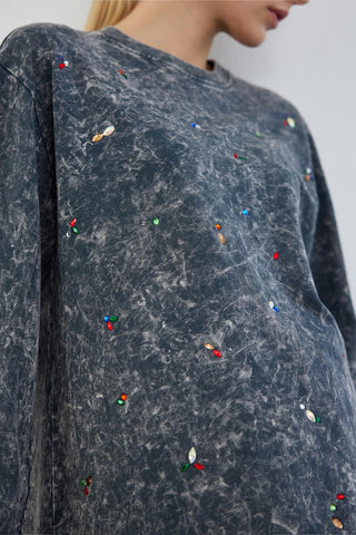 Fara Stone Sweatshirt Smoked