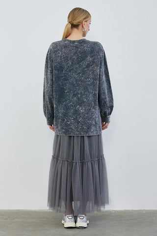 Fara Stone Sweatshirt Smoked