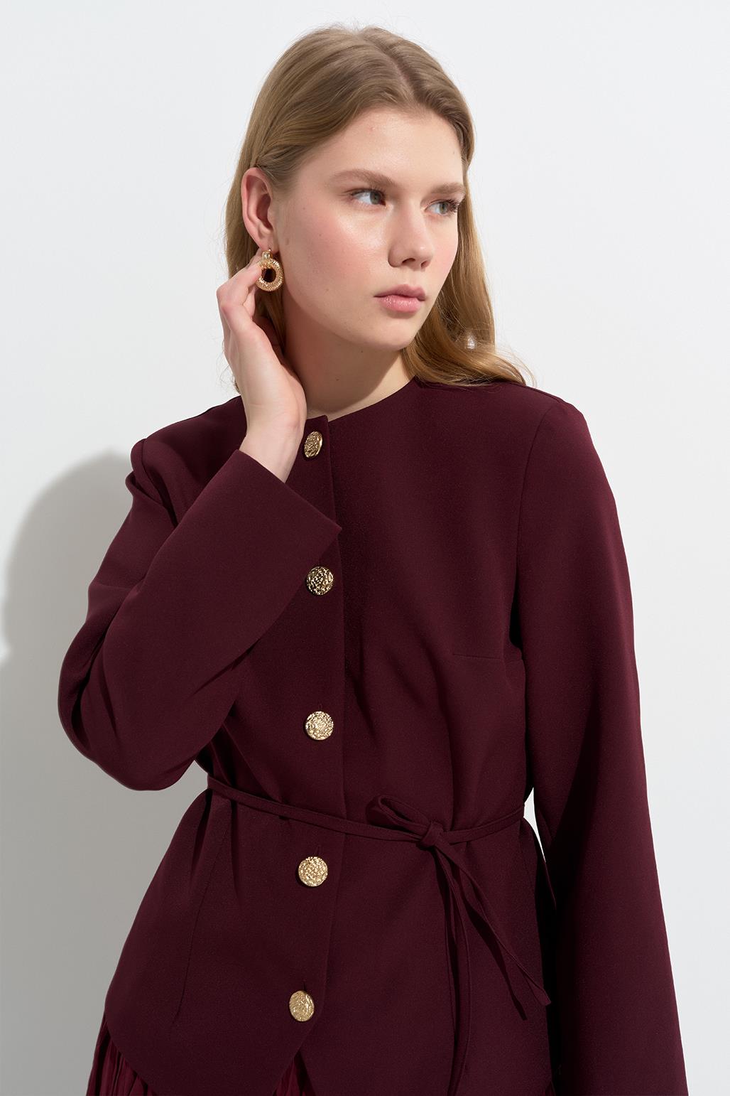 Farla Fit Jacket Burgundy