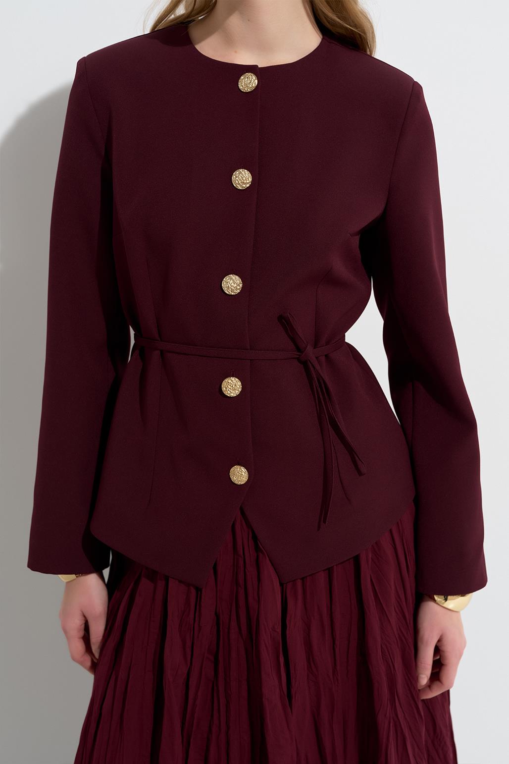 Farla Fit Jacket Burgundy