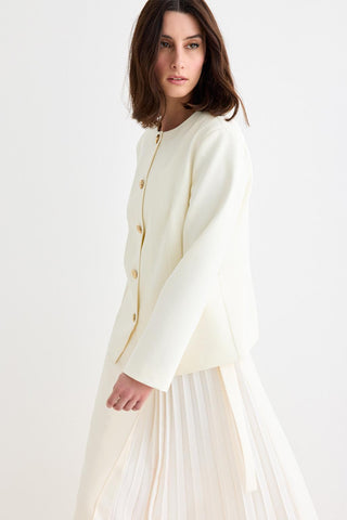 Farla Fit Jacket Ecru