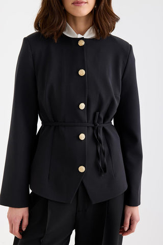 Farla Fit Ceket Black