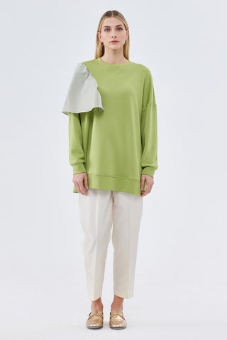 Felad Garni Sweatshirt Green