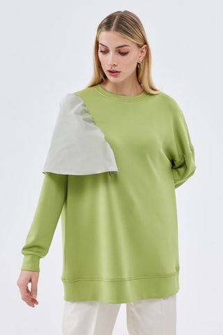 Felad Garni Sweatshirt Green