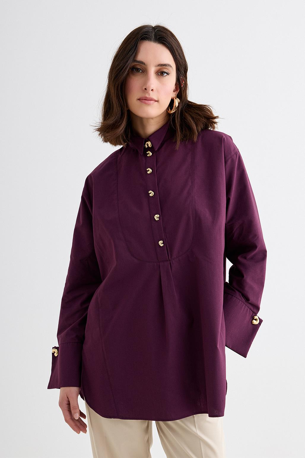 Ferina Shirt Plum