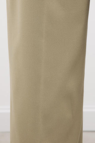 Fitted Palazzo Trousers Sand