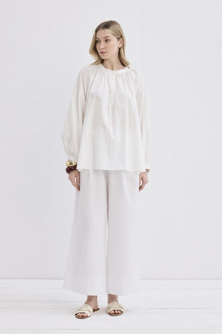Flam Linen Shirt Ecru