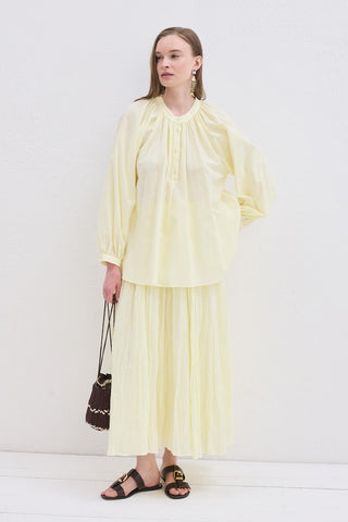 Flam Linen Shirt Yellow