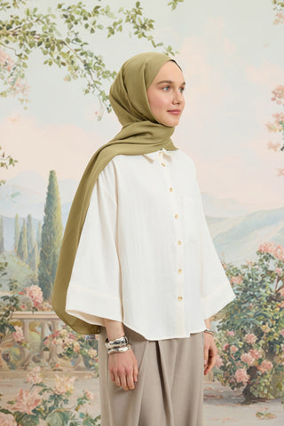 Floss Viscose Plain Scarf Sage
