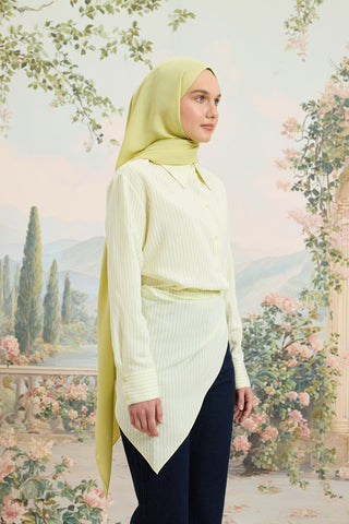 Floss Viscose Plain Scarf Lime