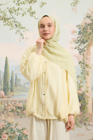 Floss Viscose Plain Scarf Light Green